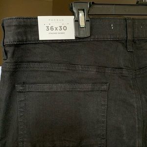 Pacsun Stacked Skinny Black Jeans 36x30 NWT